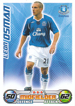 Leon Osman Everton 2008/09 Topps Match Attax #100